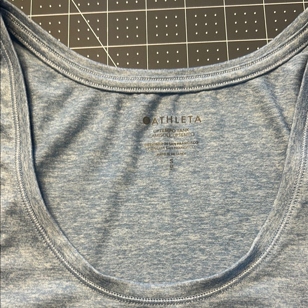 Athleta Heather Blue Tank Top
